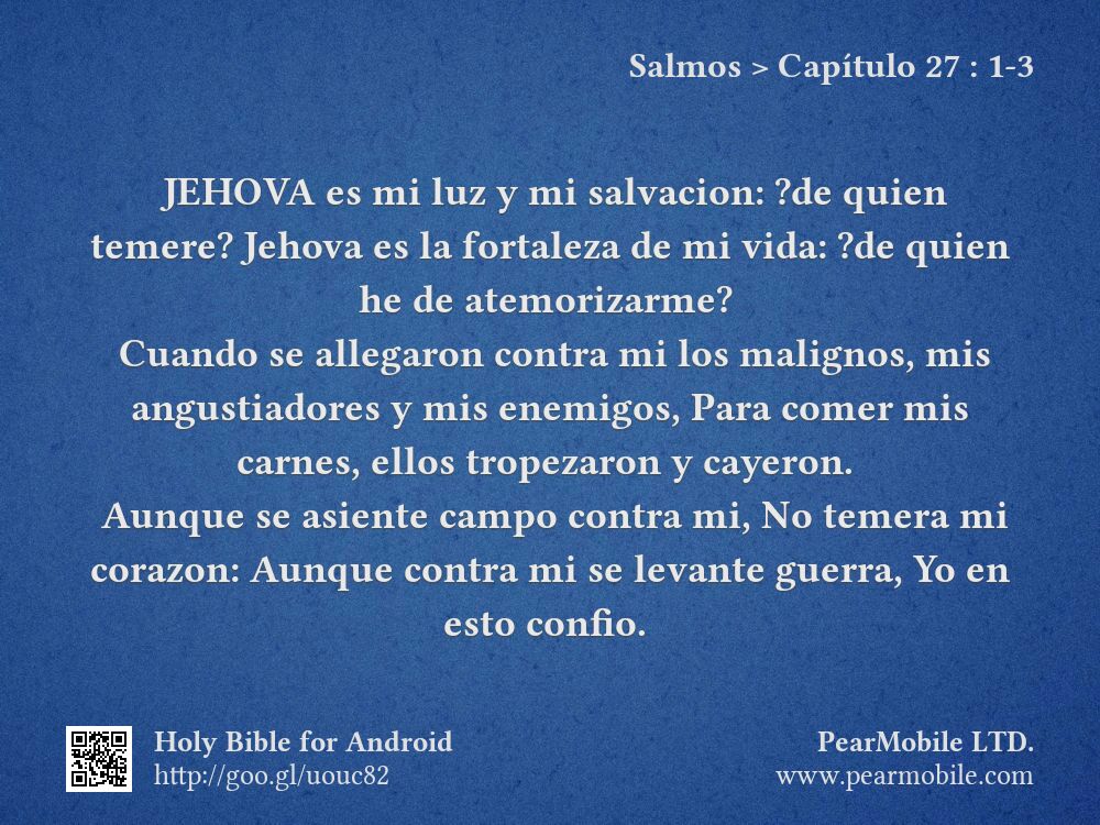 Salmos, Capítulo 27:1-3